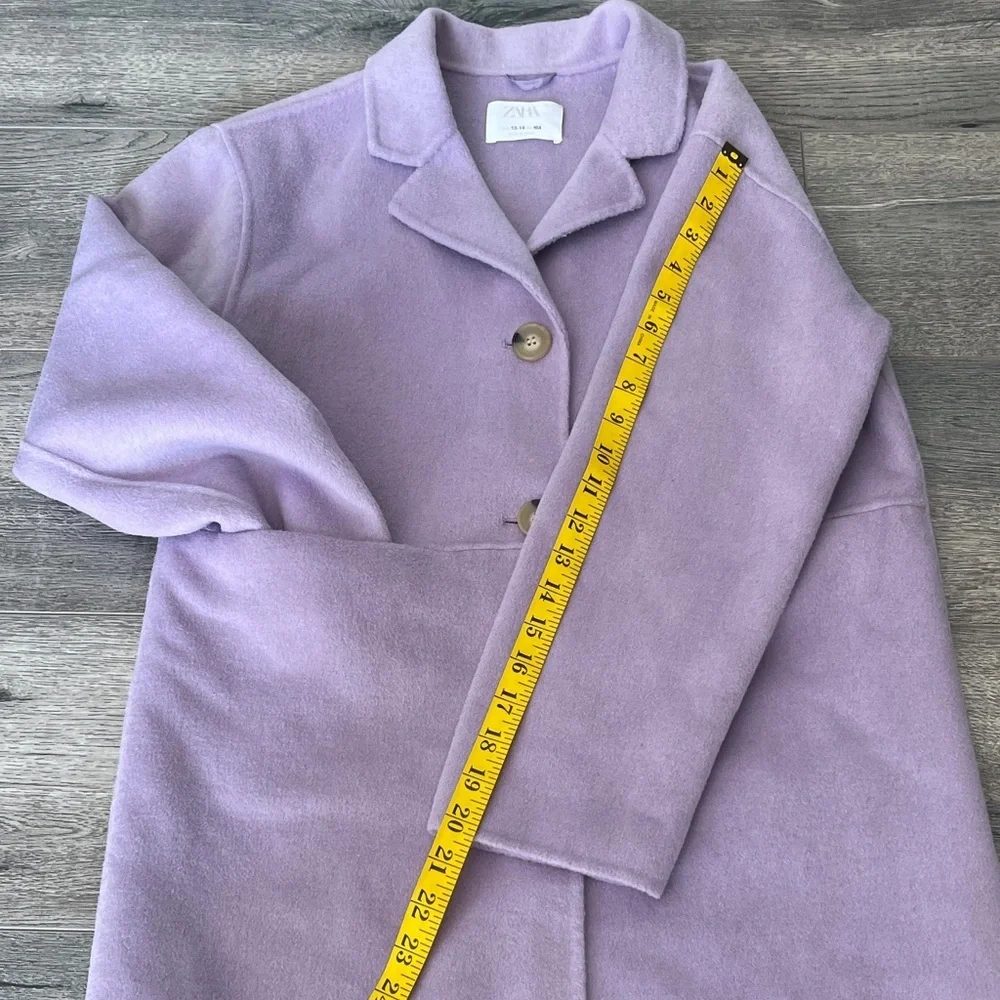 Zara Lilac Wool Coat